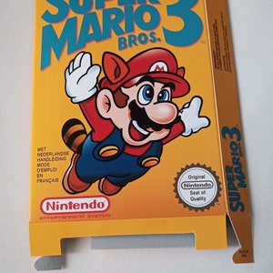 Nintendo Nes Super Mario Bros 3 UK-FR box