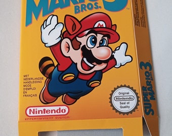 Nintendo Nes Super Mario Bros 3 UK-FR box