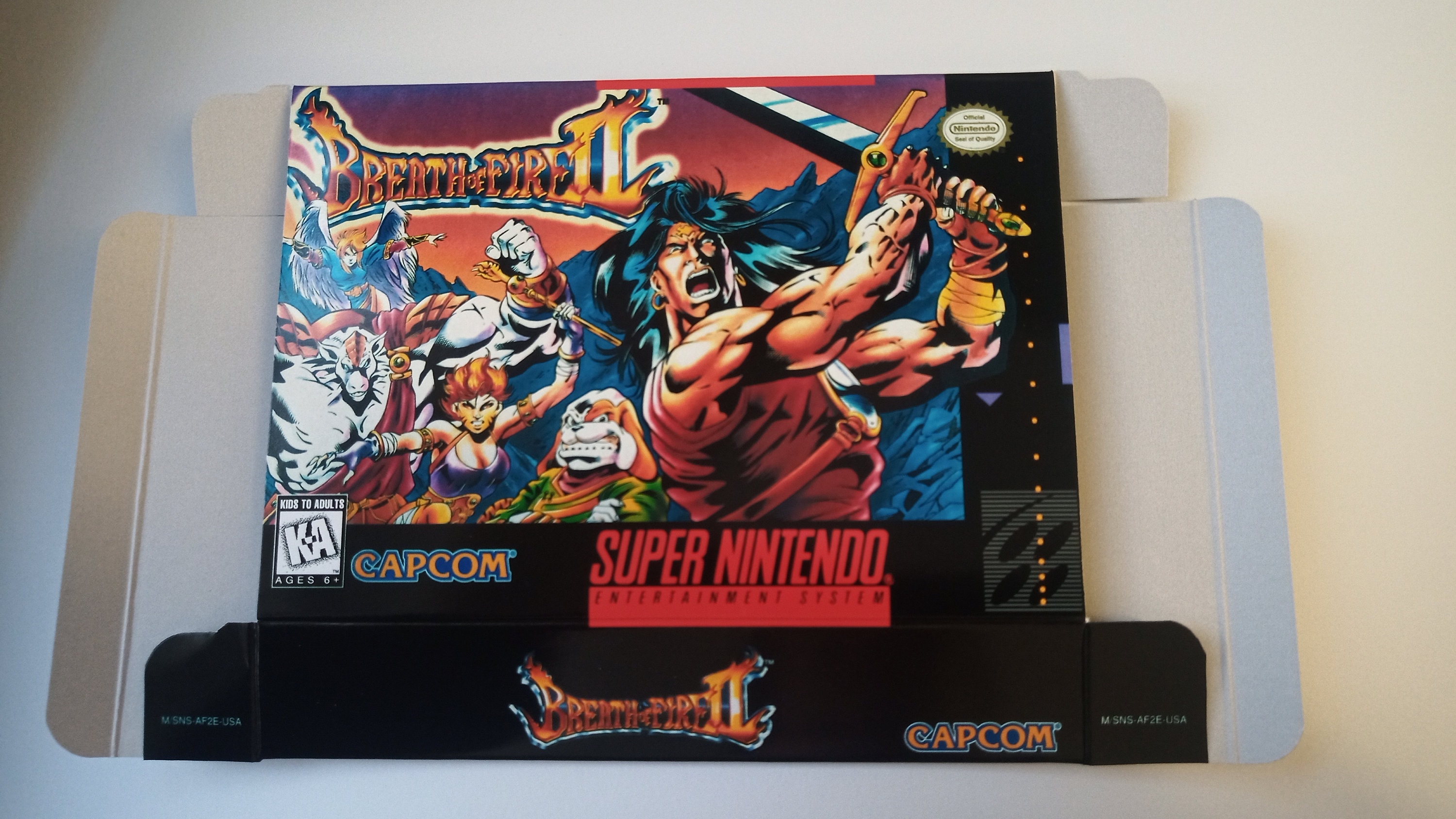 Super Nintendo Breath of Fire 2 USA Box - Etsy