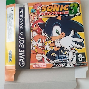 Game Boy Advance Sonic Advance 3 box