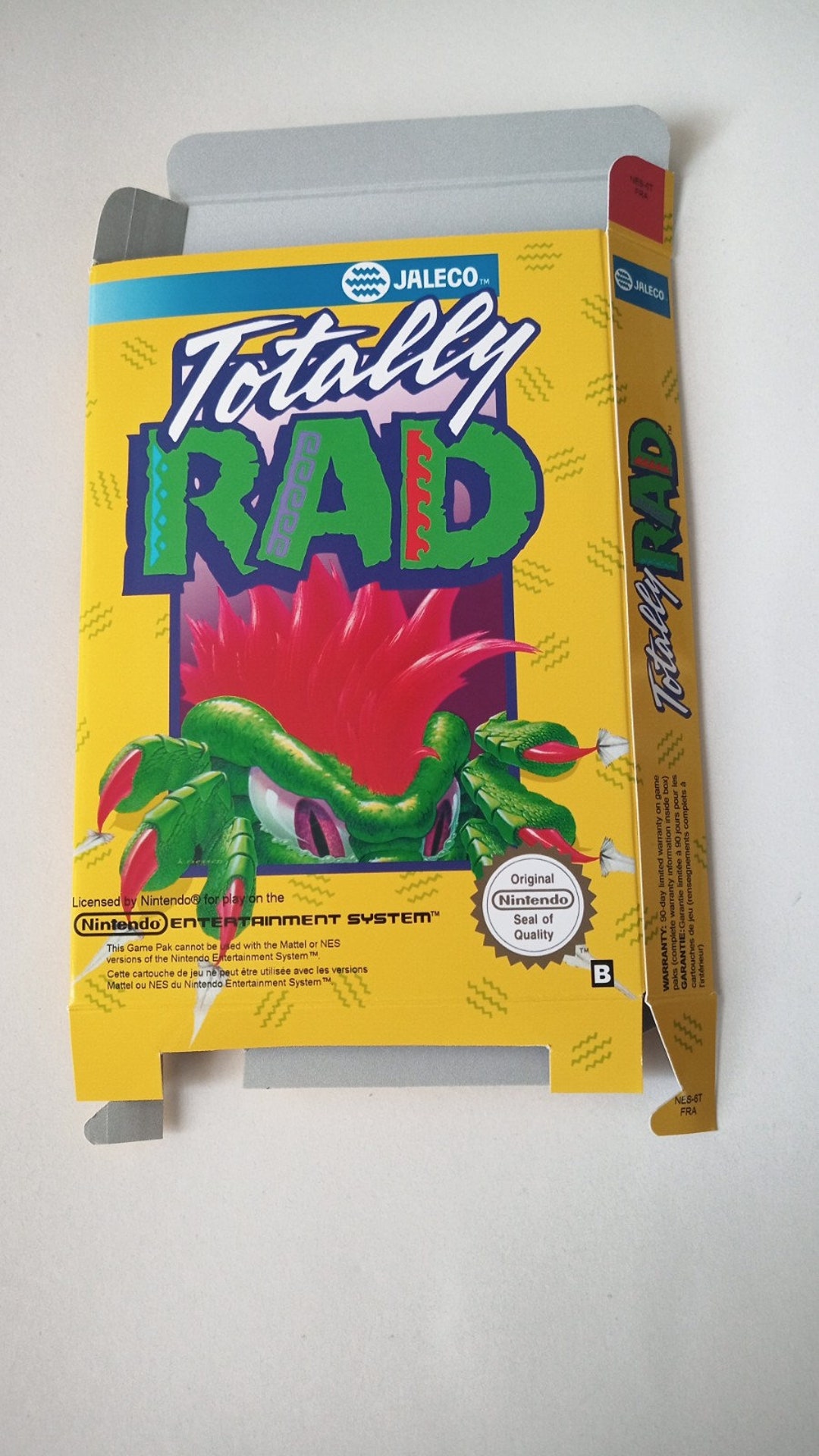 Nintendo Nes Totally Rad Box Etsy