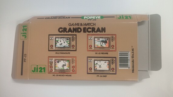 Nintendo GAME&WATCH ポパイ　説明書/箱付き 昭和レトロ】Nintendo 任天堂 ゲームウォッチ ポパイ 箱 説明書つき