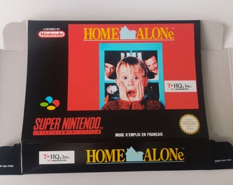 Super Nintendo Home Alone box