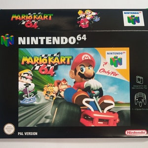Nintendo 64 Mario Kart 64 pudełko niemieckie