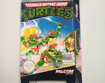 Nintendo Nes Teenage Mutant Hero Turtles box