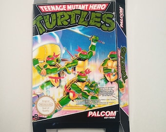 Nintendo Nes Teenage Mutant Hero Turtles box