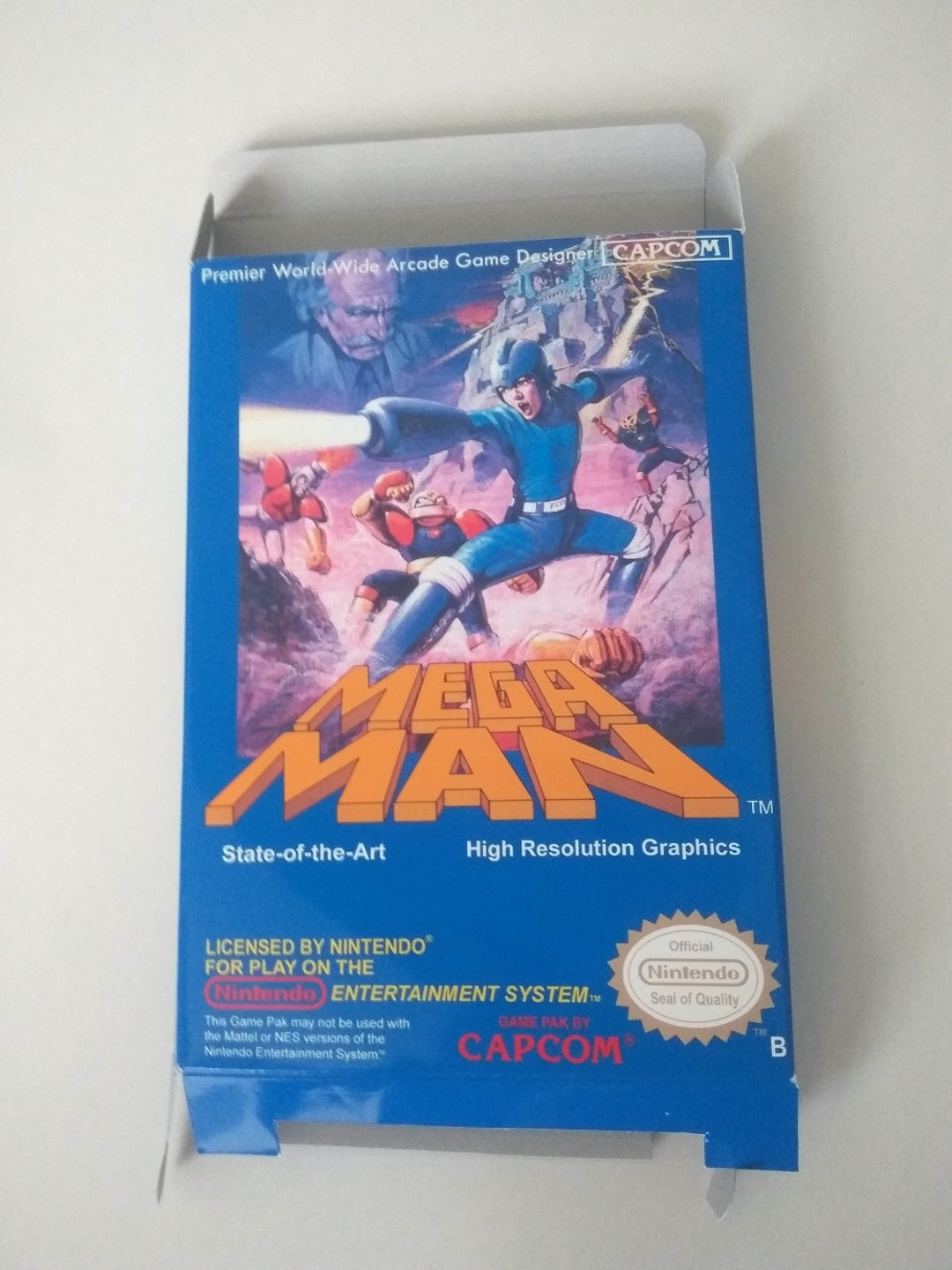 Nintendo Nes Megaman Box