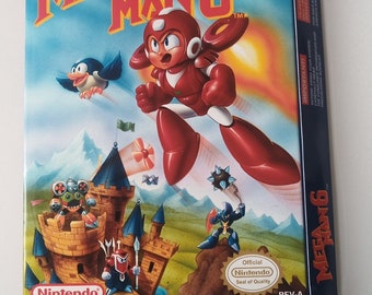 Nintendo Nes Megaman 6 box