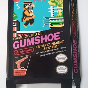 Nintendo Nes Gumshoe-låda