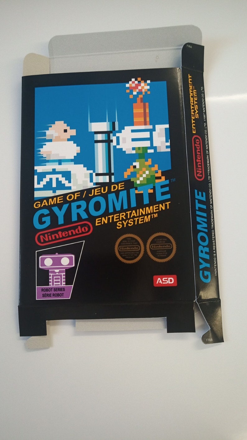 Nintendo Nes Gyromite box image 1