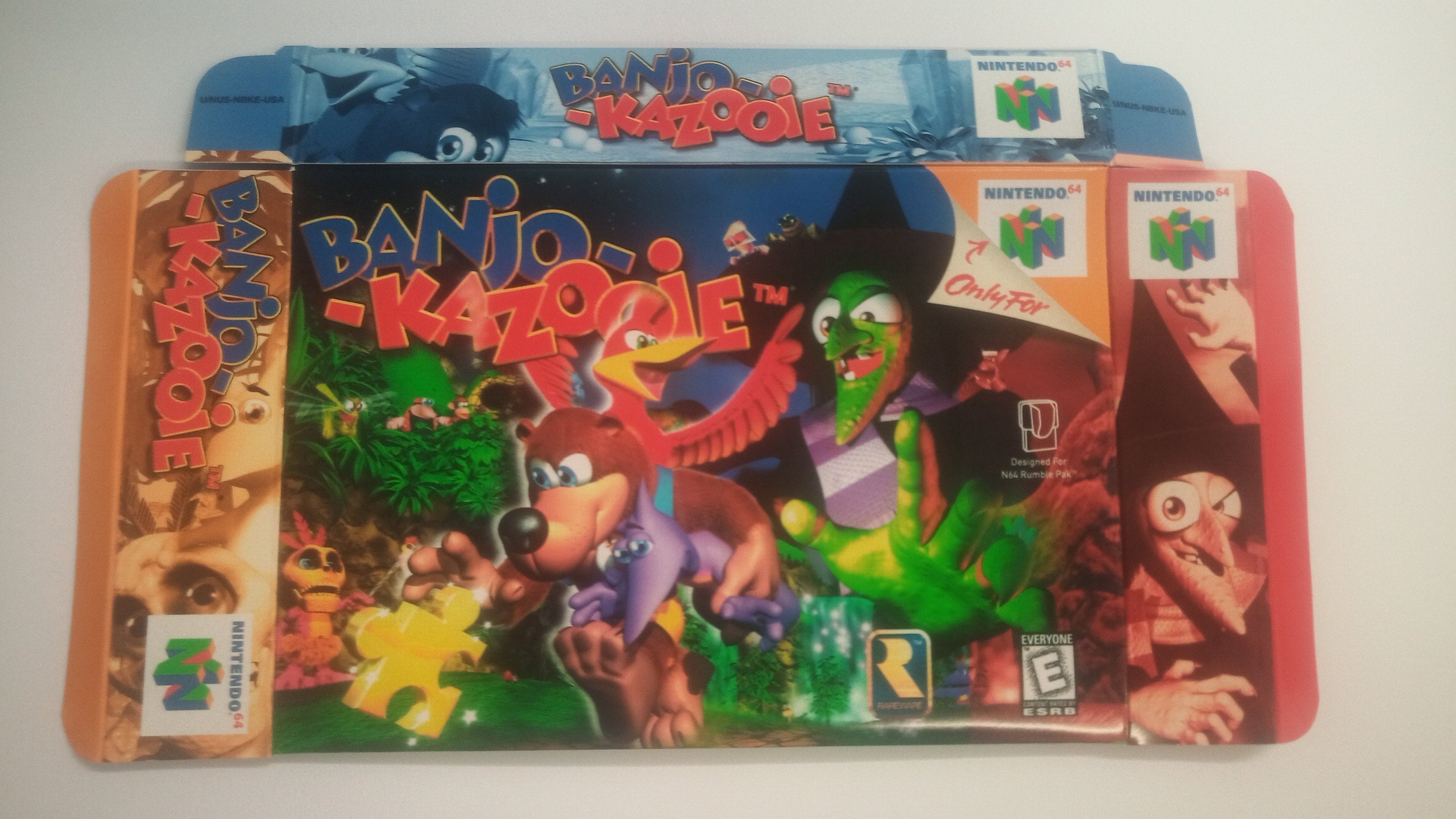 BOXED Banjo Kazooie With Box, Nintendo 64 (NTSC-J) Japan