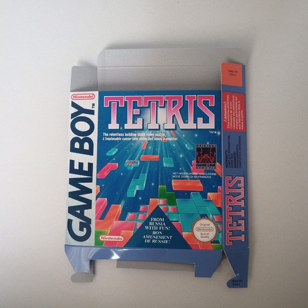 Boîte Nintendo Game Boy Tetris