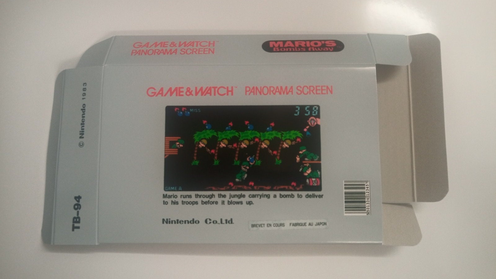 任天堂 ゲームウォッチ パノラマスクリーン MARIO'S Bombs Away