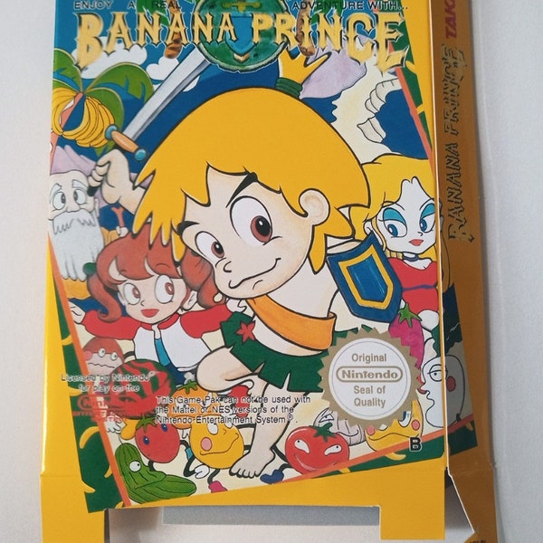 Nintendo Nes Banana Prince Box