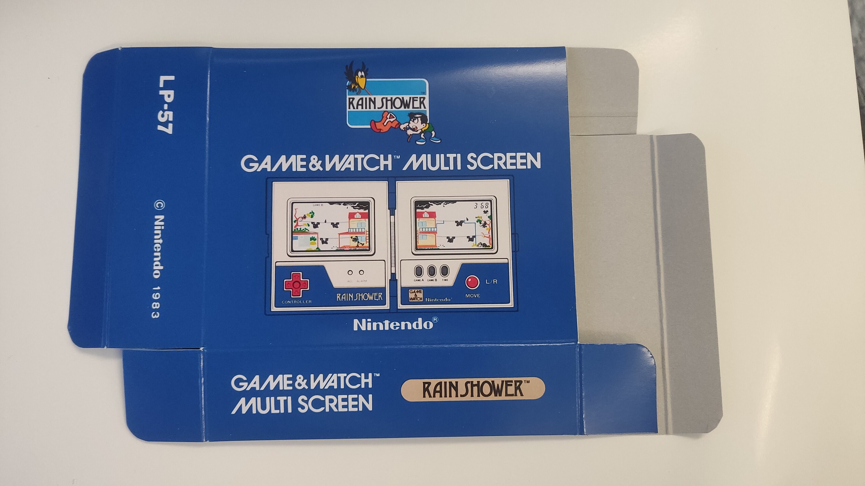 ゲーム&ウォッチ　RAIN SHOWER レインシャワー Nintendo Game & Watch RAIN SHOWER Multi Screen Vintage Game