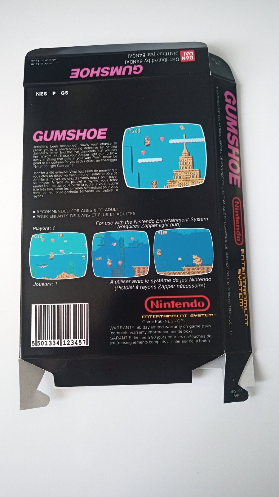 Nintendo Nes Gumshoe Box - Etsy Ireland