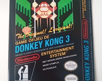 Nintendo Nes Donkey Kong 3 box