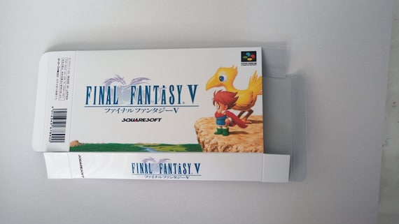 Super Famicom Nintendo Final Fantasy V 5 Box - Etsy