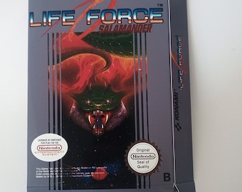 Nintendo Nes Life Force Salamander doos