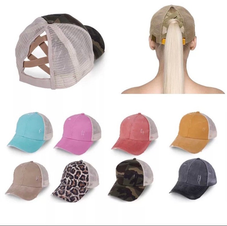 baseball ponytail hat