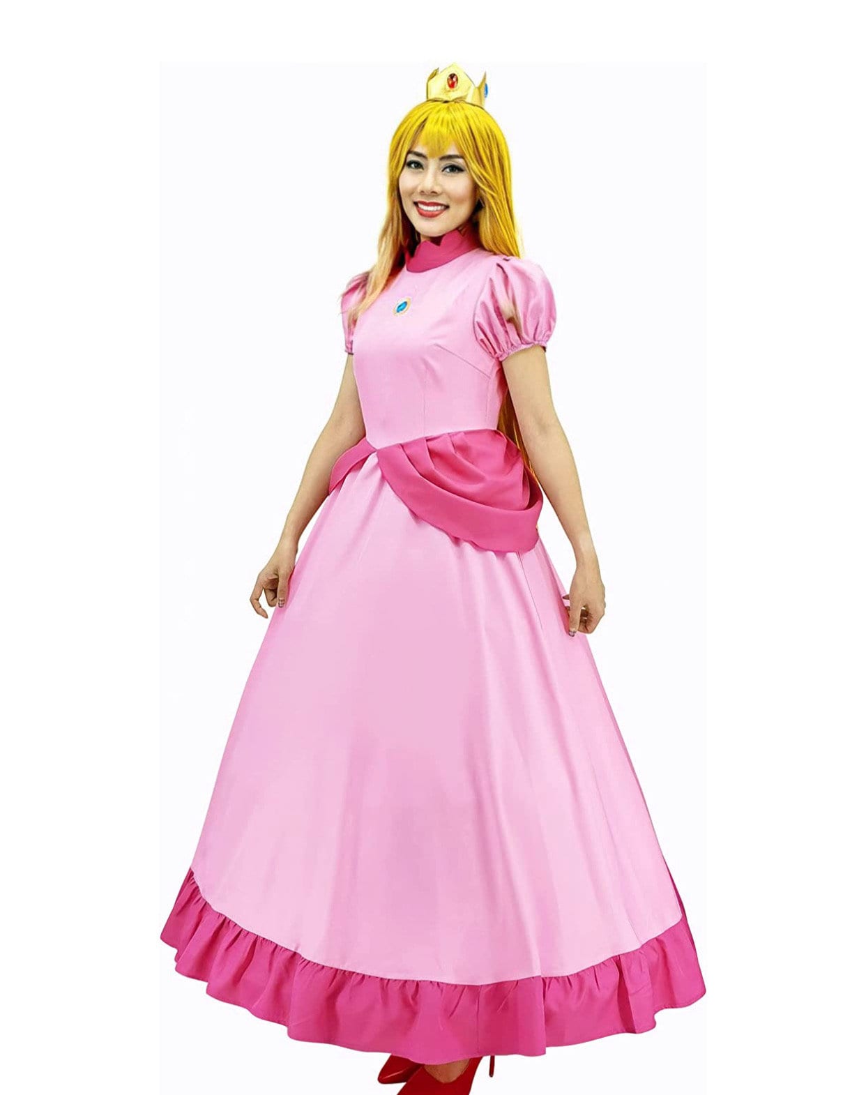 Disfraz De Princesa Rosalina Para Niñas – Vestido + Corona + Varita – Cosplay Y Fiestas – Tallas 110-150