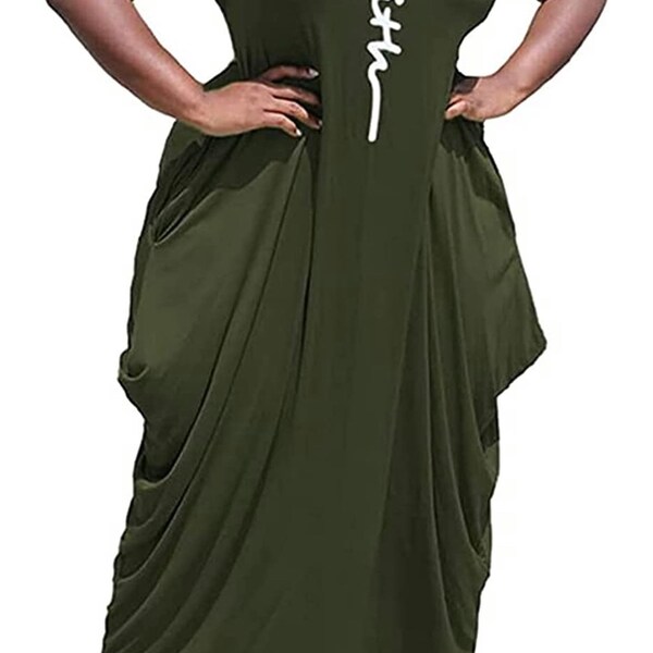 Plus Size Faith Midi Dress