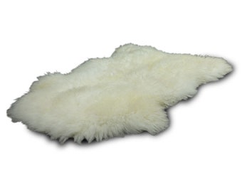 peau de mouton blanc qualité extra épaisse |sheepskin extra épais qualité blanc