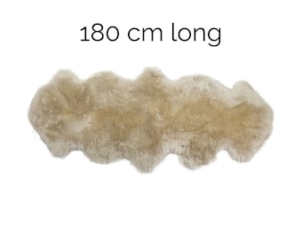 Dutchskins Long lin mouton Australie - Tapis extra long en peau de mouton Australien 180 cm
