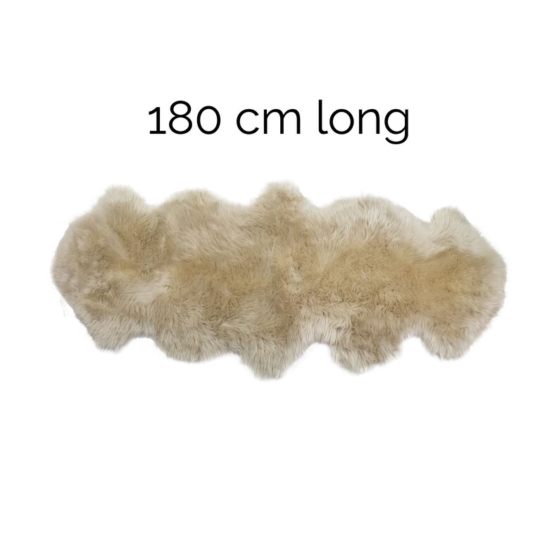 Dutchskins Long lin mouton Australie Tapis extra long en peau de mouton Australien 180 cm Linnen