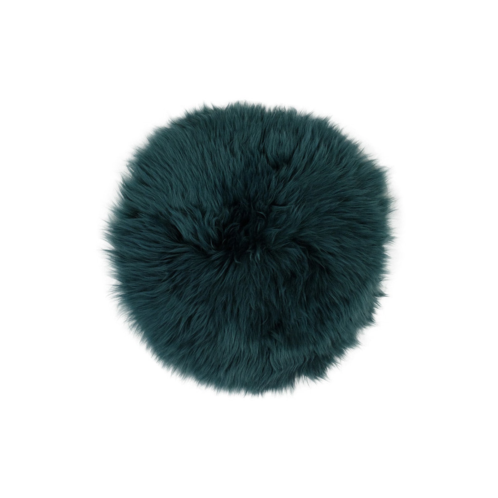 Sheepskin Chair Cushion Petrol Seat Cushion Sheepskin Seat Etsy