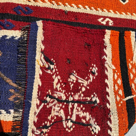 トルコキリム、アクセントキリム、ヴィンテージキリム、模様のある