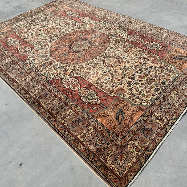 Large Turkish Rug Vintage Rug, 7x10 Ft Large Rug, Turkish Rug, Kaiseri Rug, Rugs for ...