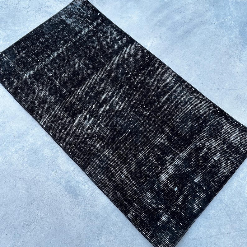 Turkish Rug, Vintage Rug, 2x4 Small Rug, Anatolian Rug, Rugs for Entry