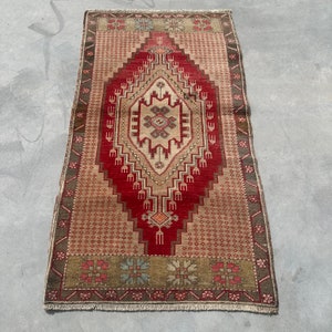 Vintage Turkish Rug 56x125cm 2x4ft - Etsy Canada