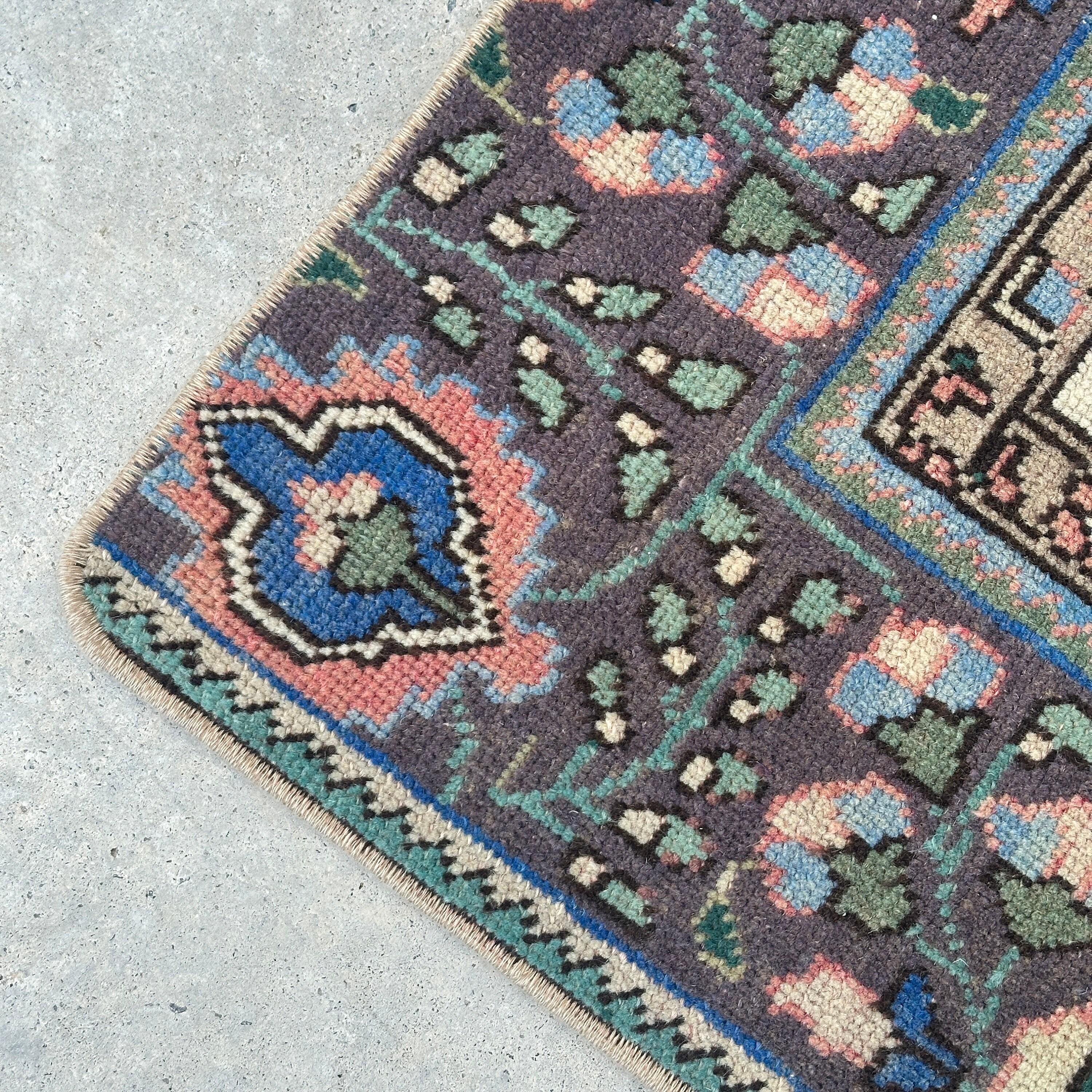 ヴィンテージ トルコ製ランナーラグ 60 x 184 cm - Etsy 日本