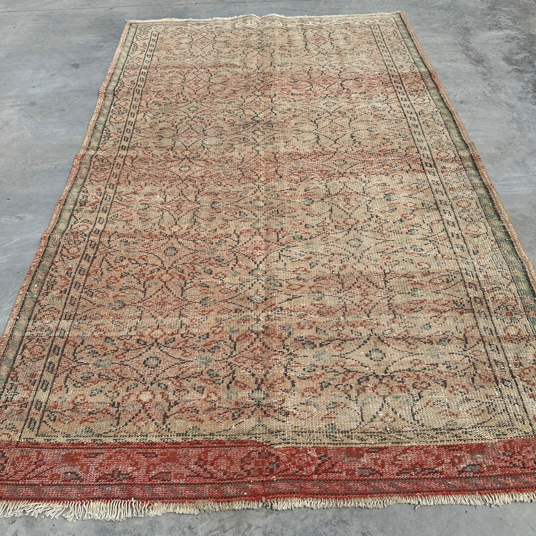 Turkish Rug, 6x10 Ft Large Rug, Vintage Rug, Anatolian Rug, Rugs for ...