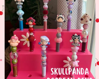 Skull Panda Pop Bean Pens