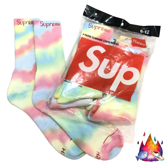 hanes x supreme socks