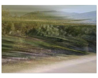 Aluminum Print - Green Montenegro - abstract - Photo Art - Photo Art - DIN A1 - 70 x 50 cm - 28" x 20"