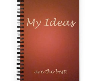 IDEA Book - Never lose an idea again with this spiral notebook