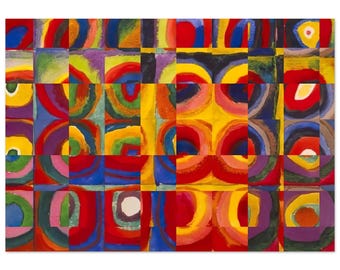 Kandinsky Homage - Fine Art Poster - DIN A2 - 60 x 42 cm - 23.4"x 16.5"