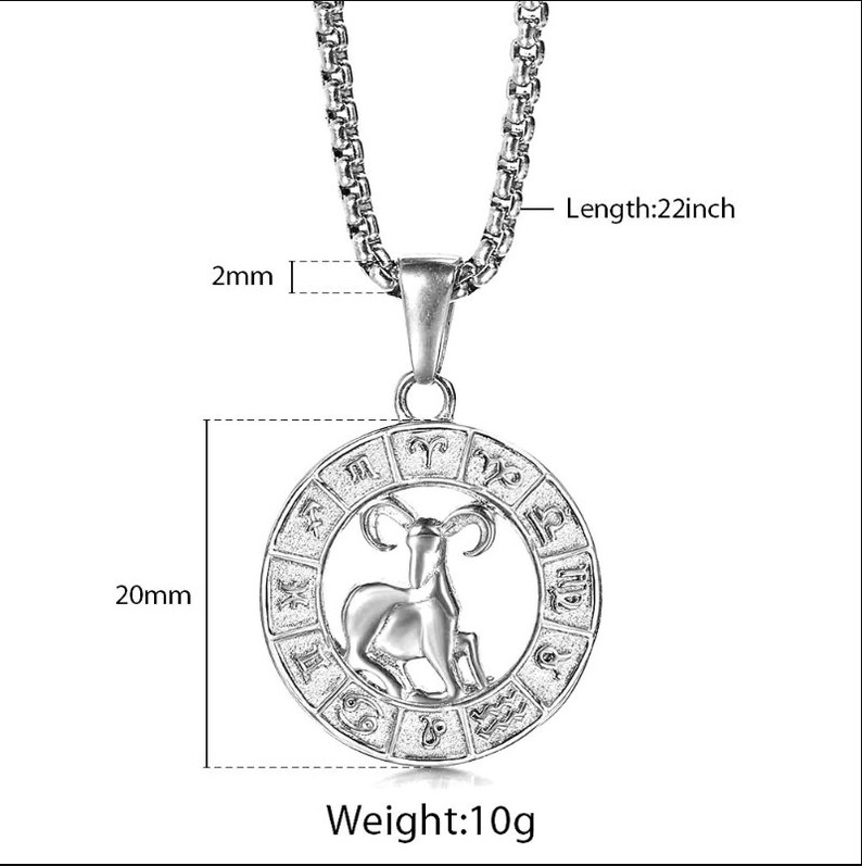 Zodiac Zodiac Necklace Leo Necklace Libra Necklace Virgo Etsy