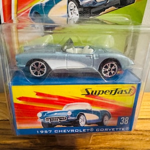1957 Chevrolet Corvette No. 38 By Matchbox Superfast Series 35 Years Of Matchbox Vette Collectible Die Cast Toy Car