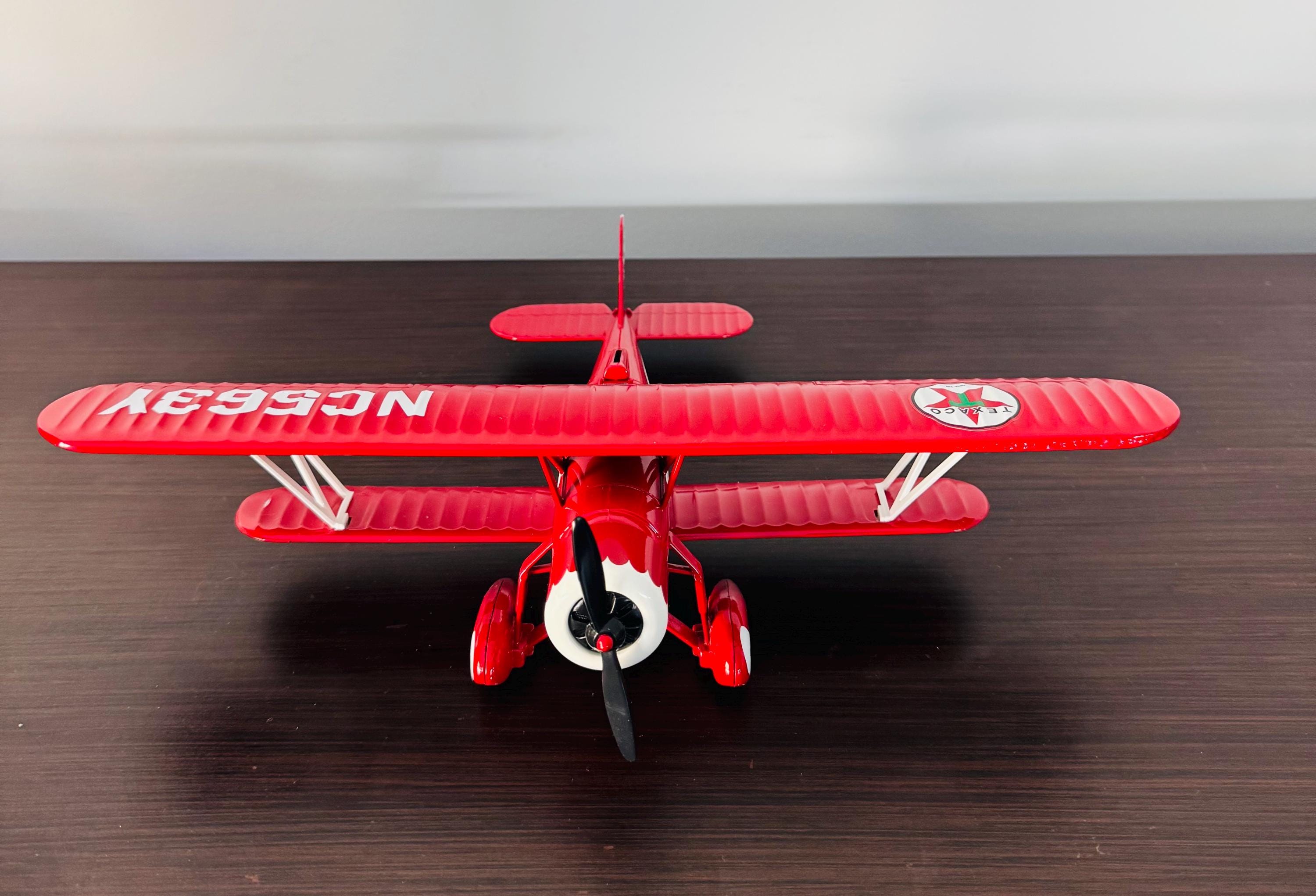 1931 Stearman Biplane Wings of Texaco Vintage Die Cast Coin Bank  display picture 1