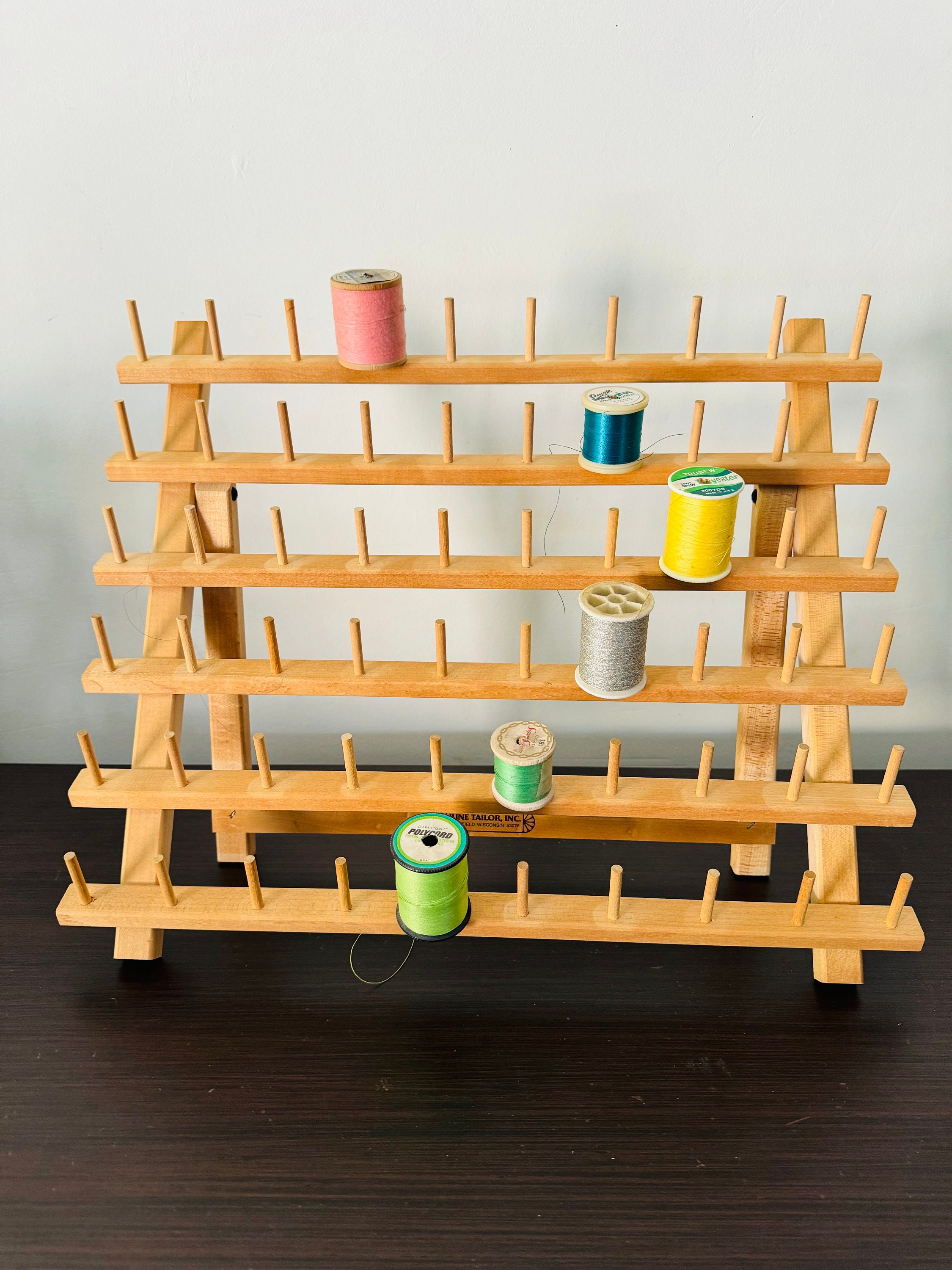 Wooden Thread Holder Sewing and Embroidery Thread Stand - China Thread  Holder and Wood Mini-Mega Rack price