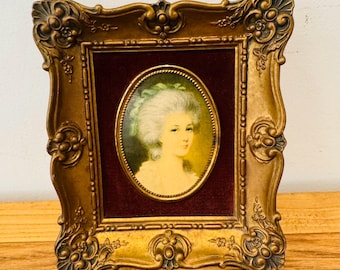 A Cameo Creation Framed Portrait Maria Cosway By John Smart Vintage Cameo