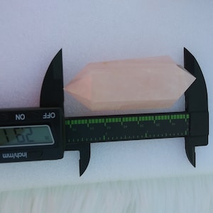 Rose quartz Double Terminated