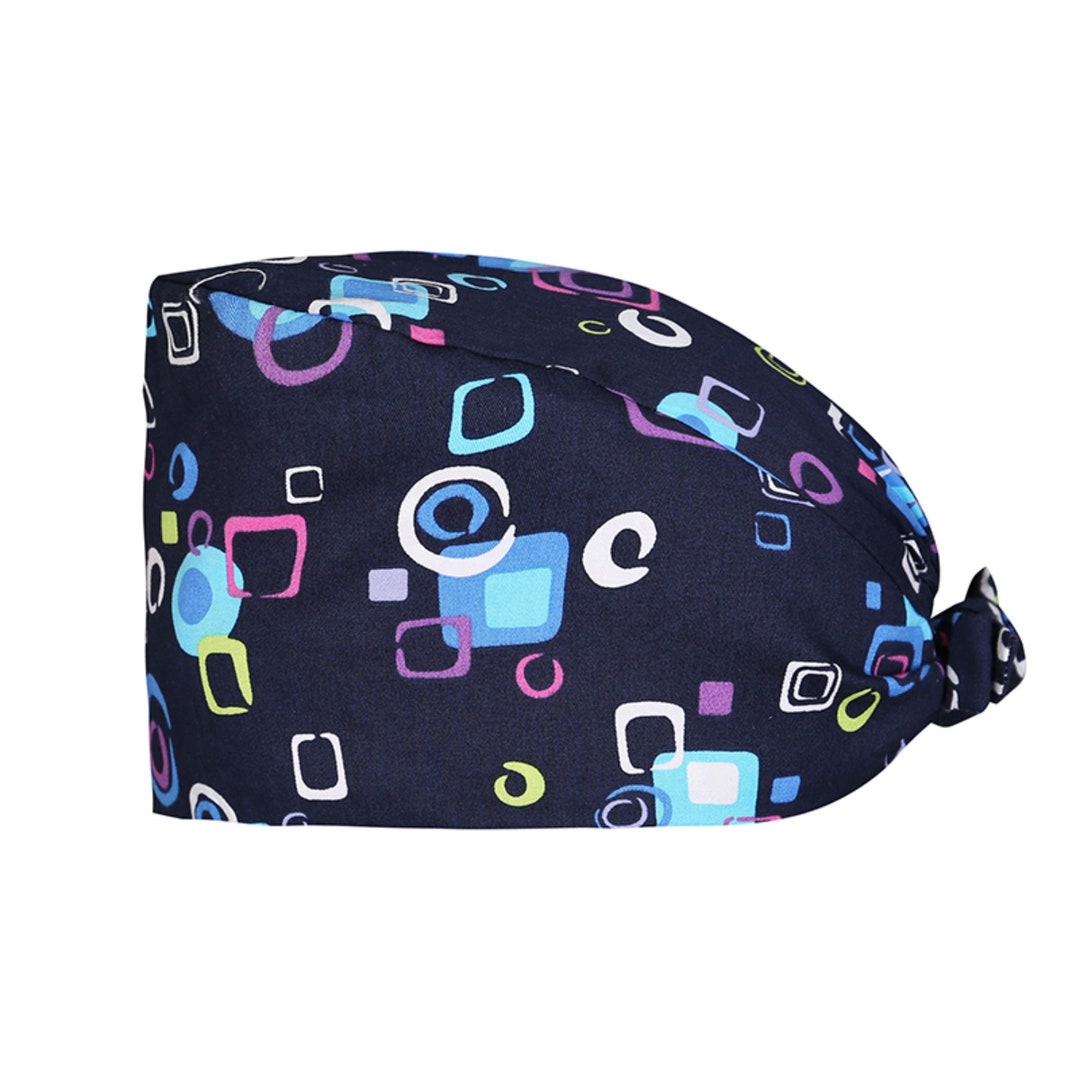 Surgical Cap Women Men Medical Hat Chef Doctor Nurse Cotton Adjustable