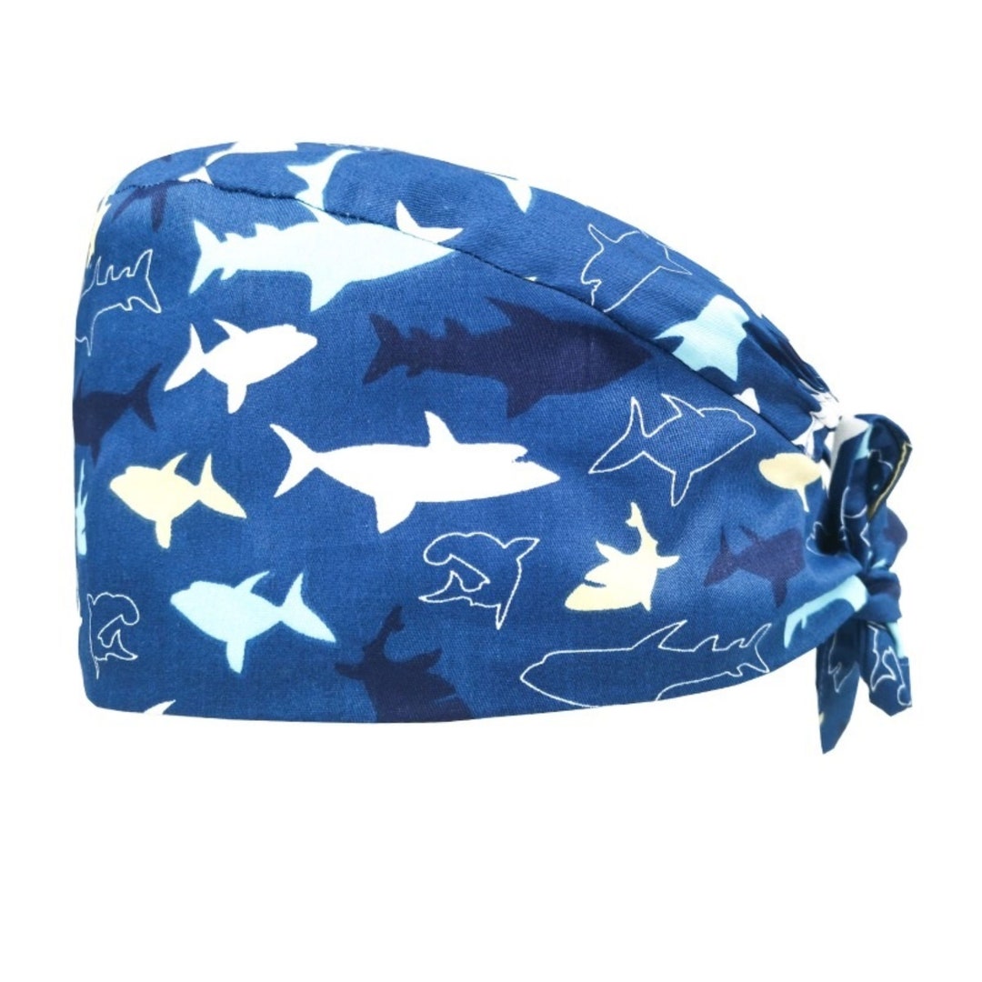 Surgical Cap Women Men Medical Hat Chef Doctor Nurse Cotton Adjustable