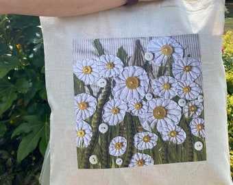 Oxeye Daisy Tote Bag (Printed)